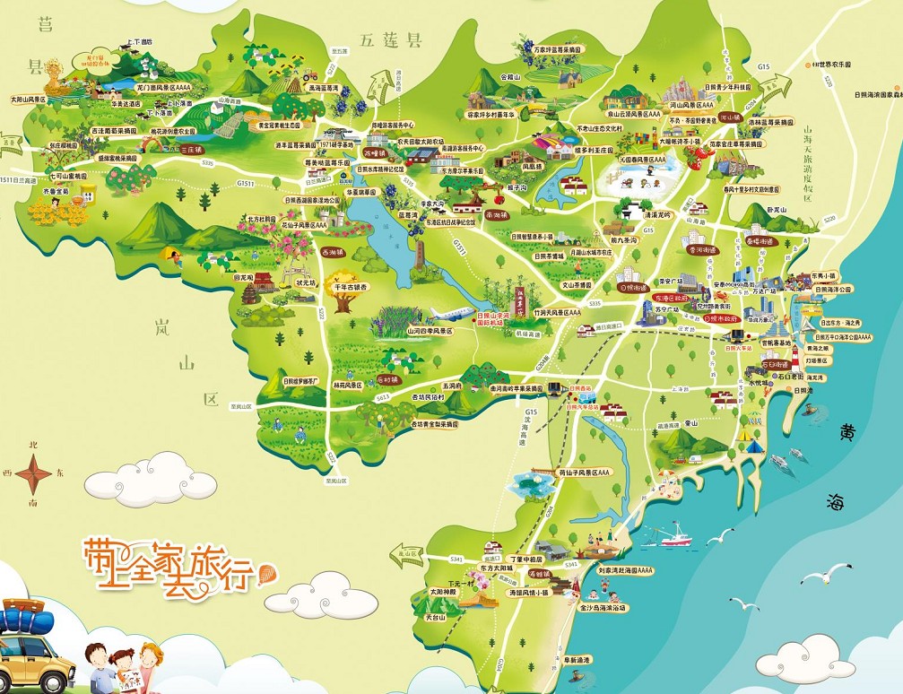 石河镇景区使用手绘地图给景区能带来什么好处？